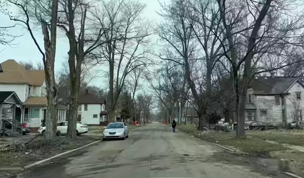 A Benton Harbor neighborhood street