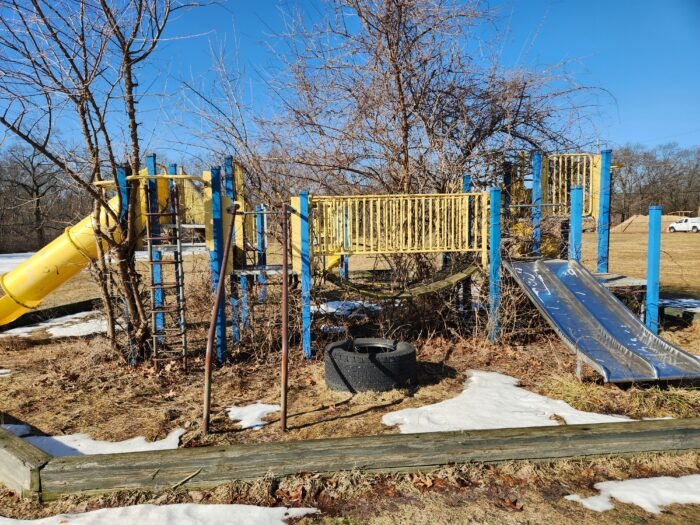 Neglected playground in Benton Harbor