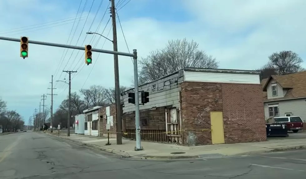 Abandoned commercial building in Benton Harbor